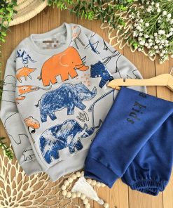 بلوز شلوار فیل و دوستان سه رنگ 🌈