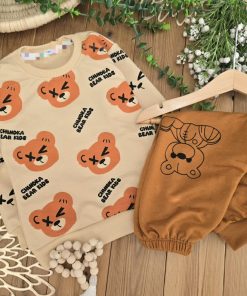 بلوز شلوار کله خرس سه رنگ 🌈