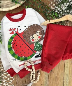 بلوز شلوار دختر و هندوانه 🌈