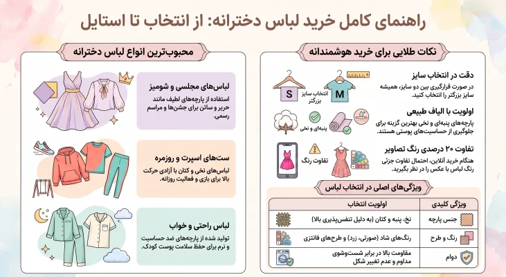 انتخاب لباس دخترانه